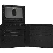 Fossil portemonnee Huntington Passcase Wallet Black zwart