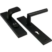 Ami Veiligheidsbeslag 251/15 Kt72 Knop 144, Deurkruk 374 Profielcilinder 72 Zwart Deurdikte 38/42 R9005Str - 739750