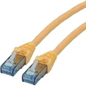 Roline Netwerkkabel | Cat6a U/UTP | 15 meter (100% koper, LSZH, Geel)