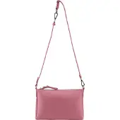 Fredsbruder Leren schoudertas My Bestie Easy Crossbag Juicy Berry roze
