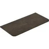 Mueller Rounda topblad met afgeronde hoeken 80x48cm eiken bruin