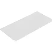 Mueller Roundy topblad met afgeronde hoeken 80x48cm wit mat