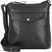 Spikes & Sparrow Bronco Schoudertas Leer 20,5 cm black