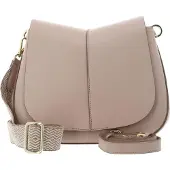 Gianni chiarini Leren schoudertas Helena Round Crossbody Bag Pink Salt oud roze