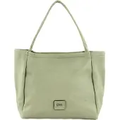 Fredsbruder Airy Shopper Tas Leer 39,5 cm sage