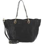 Campomaggi Leren Shopper Schoudertas Everyday Leather Bag Shopping Bag Grigio Grijs