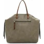 Tamaris Schoudertas Handtas Gritt Shopper Khaki / Cognac Groene