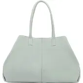 Liebeskind Leren Schoudertas Chelsea Kodiaq Sheep Shopper Frosty Mintgroen
