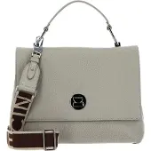 Coccinelle Leren Handtas Schoudertas Liya Elephant Handbag Gelso Lichtgrijs