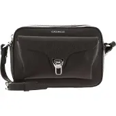 Coccinelle Leren Schoudertas Avondtas Beat Elephant Crossover Bag Bark Donkerbruin