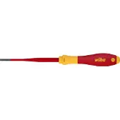 Wiha Schroevendraaier SoftFinish electric slimFix sleufkop 3,5 x 100 mm op blisterverpakking - 39559
