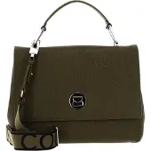Coccinelle Leren Handtas Schoudertas Liya Elephant Handbag Loden Kaki