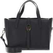 Coccinelle Leren Handtas Schoudertas Cosima Handbag Noir Zwart