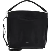Coccinelle Leren Schoudertas Handtas Estelle Elephant Shoulder Bag Noir Zwart