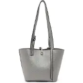 Tamaris Schoudertas Janika Shopper Silver Zilverkleurig