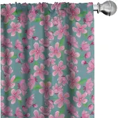 Abakuhaus Kersenbloesem – Gordijnen – 2x75x225 cm – Microvezels, halverduisterend