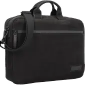 Jost Vaxholm Koffer Leer 40 cm Laptop compartiment black