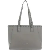Valentino Schoudertas Shopper Malibu RE Tote Bag Perla Lichtgrijs