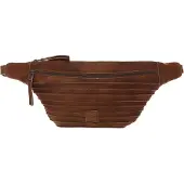 Fredsbruder Leren Gordeltas Schoudertas Riffel Hoza Beltbag Iced Coffee Bruine