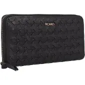 PICARD Lara 1 Portemonnee RFID-bescherming Leer 19 cm schwarz