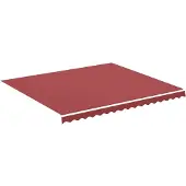 Syfax Vervangingsdoek voor luifel 4x3,5 m polyester bordeauxrood
