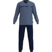 Tom Tailor Pyjama lang saffier / donkerblauw