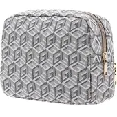 GUESS Cosmetische tas Cosmetic Pouch Stone Beige