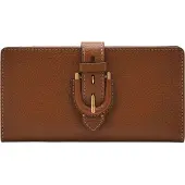 Fossil Portemonnee Harwell Tab Bifold Brown Bruine