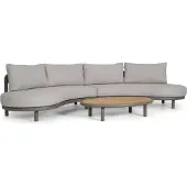 Santika Furniture Santika Wave hoek loungeset 3-delig