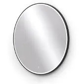 Maxaro Vivo Badkamerspiegel met ledverlichting | 90 cm Rond Zwart