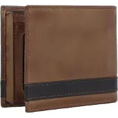 Fossil Kaarthoes Quinn Bifold Flip ID Brown Bruine