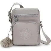 Kipling Schoudertas 'Gunne' lichtgrijs