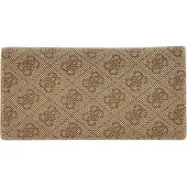 GUESS Kaarthouder Noreen Card Holder Latte Logo Lichtbruin