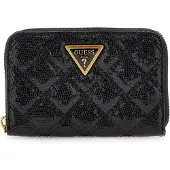 GUESS Portemonnee Giully Zip Around Wallet Black Zwart