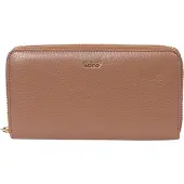 Abro Leren Portemonnee Leather Dalia Wallet Camel Lichtbruin