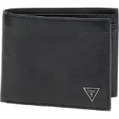 GUESS Leren Portemonnee Mito Billfold Coin Wallet Black Zwart