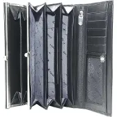 Esquire portemonnee New Silk Ladies Wallet Black zwart