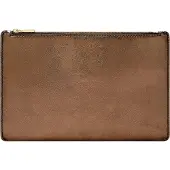 Fossil Utensil zak Pouch Bronze Brons