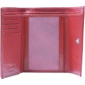 Esquire portemonnee Silk 02 Wallet Red donkerrood