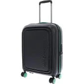 Mandarina Duck Logoduck + Cabin Trolley Green Light Zwart 55cm