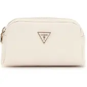 GUESS Utensil zak Double Zip Cream Crème