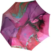 Doppler Paraplu Carbonsteel Long AC Marble Pink Roze Veelkleurig
