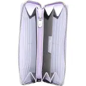 Esquire Leer portemonnee Viktoria Zip Around Wallet Lilac