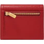 Fossil Portemonnee Logan Trifold Garnet Rood