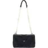 DKNY Schoudertas Becca Flap Shoulder Bag Blk / Gold Zwart