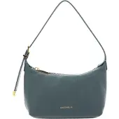 Coccinelle Leren Schoudertas Gleen Mini Bag Grained Leather Kale Green Groen