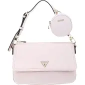 GUESS Schoudertas Eco Gemma Top Zip Shoulder Bag Powder Pink Roze