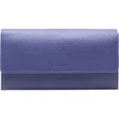 Esquire Leren Portemonnee Peru Ladies Purse Night Blue Blauw