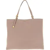 Coccinelle Leren Shopper Gleen Handbag Powder Pink Beige