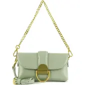 Seidenfelt Manufaktur Gordeltas Avondtas SFM244 Beltbag Shy Blue / Gold Blauw Grijs
